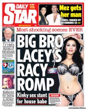 Daily Star (UK) Newspaper Front Page for 8 January 2013