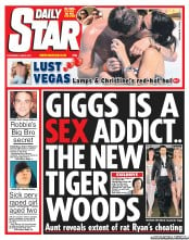 Daily Star (UK) Newspaper Front Page for 8 June 2011