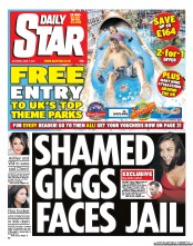 Daily Star Sunday Newspaper Front Page (UK) for 11 June 2011