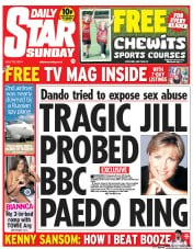 Daily Star Newspaper Front Page (UK) for 20 July 2014