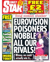 Daily Star Newspaper Front Page (UK) for 23 May 2015