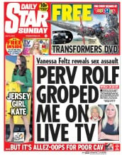Daily Star Newspaper Front Page (UK) for 6 July 2014