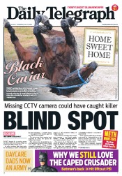 Daily Telegraph (Australia) Newspaper Front Page for 12 July 2012