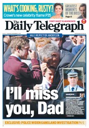Daily Telegraph (Australia) Newspaper Front Page for 13 December 2012