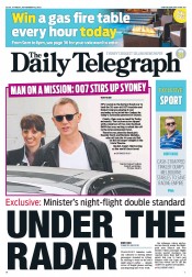 Daily Telegraph (Australia) Newspaper Front Page for 16 November 2012