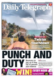Daily Telegraph (Australia) Newspaper Front Page for 19 November 2012