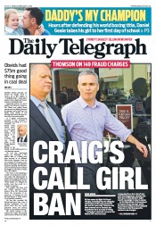 Daily Telegraph (Australia) Newspaper Front Page for 1 February 2013