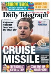 Daily Telegraph (Australia) Newspaper Front Page for 1 August 2012