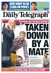 Daily Telegraph (Australia) Newspaper Front Page for 20 July 2012