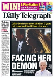 Daily Telegraph (Australia) Newspaper Front Page for 21 November 2012