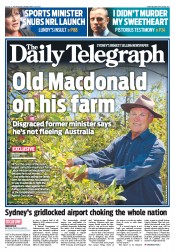 Daily Telegraph (Australia) Newspaper Front Page for 21 February 2013