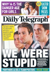 Daily Telegraph (Australia) Newspaper Front Page for 23 February 2013