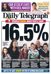 Daily Telegraph (Australia) Newspaper Front Page for 24 July 2012