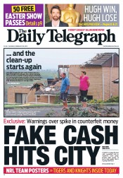 Daily Telegraph (Australia) Newspaper Front Page for 25 February 2013