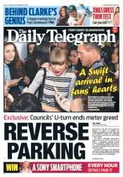 Daily Telegraph (Australia) Newspaper Front Page for 26 November 2012