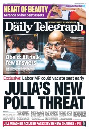 Daily Telegraph (Australia) Newspaper Front Page for 2 February 2013