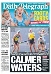 Daily Telegraph (Australia) Newspaper Front Page for 2 June 2012