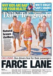 Daily Telegraph (Australia) Newspaper Front Page for 30 September 2013