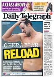 Daily Telegraph (Australia) Newspaper Front Page for 31 July 2012
