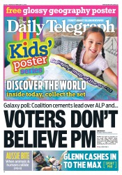 Daily Telegraph (Australia) Newspaper Front Page for 4 February 2013