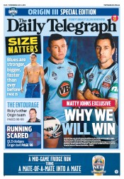 Daily Telegraph (Australia) Newspaper Front Page for 4 July 2012