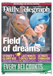 Daily Telegraph (Australia) Newspaper Front Page for 5 November 2013