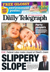 Daily Telegraph (Australia) Newspaper Front Page for 6 February 2013