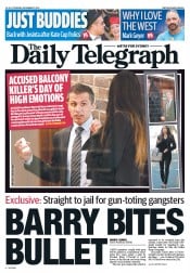 Daily Telegraph (Australia) Newspaper Front Page for 7 November 2013