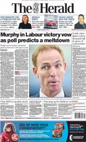 The Herald Newspaper Front Page (UK) for 1 November 2014