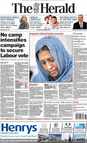  () Newspaper Front Page for 4 September 2014
