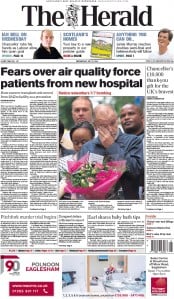 The Herald Newspaper Front Page (UK) for 8 July 2015