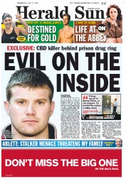 Herald Sun (Australia) Newspaper Front Page for 11 July 2012