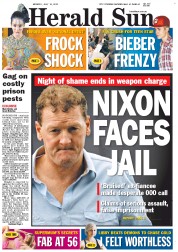 Herald Sun (Australia) Newspaper Front Page for 16 July 2012