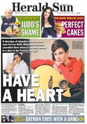 Herald Sun (Australia) Newspaper Front Page for 17 July 2012