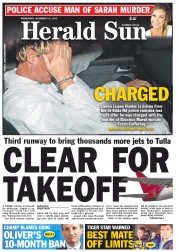 Herald Sun (Australia) Newspaper Front Page for 21 November 2012