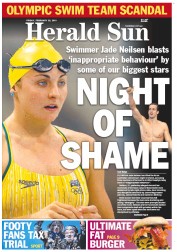 Herald Sun (Australia) Newspaper Front Page for 22 February 2013