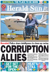 Herald Sun (Australia) Newspaper Front Page for 4 January 2013