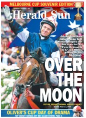 Herald Sun (Australia) Newspaper Front Page for 7 November 2012