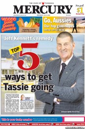 Hobart Mercury (Australia) Newspaper Front Page for 11 July 2012