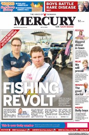 Hobart Mercury (Australia) Newspaper Front Page for 14 July 2012