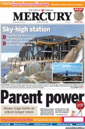 Hobart Mercury (Australia) Newspaper Front Page for 2 July 2012
