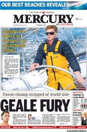 Hobart Mercury (Australia) Newspaper Front Page for 3 November 2012