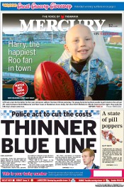 front newspaper headlines july australian happiest roo harry fan