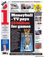 I Newspaper Newspaper Front Page (UK) for 11 February 2015