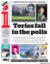 I Newspaper (UK) Newspaper Front Page for 11 April 2015