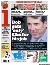 I Newspaper Newspaper Front Page (UK) for 11 July 2012