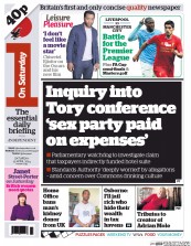 I Newspaper Newspaper Front Page (UK) for 12 April 2014