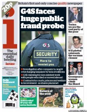I Newspaper Newspaper Front Page (UK) for 12 July 2013