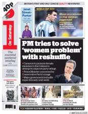 I Newspaper Newspaper Front Page (UK) for 12 July 2014