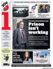 I Newspaper (UK) Newspaper Front Page for 12 August 2014